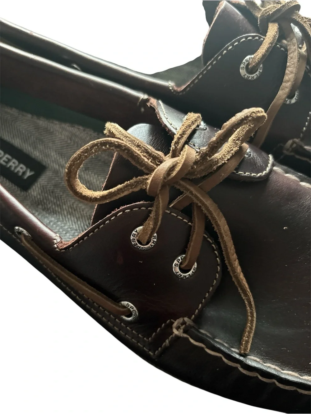 Mens Sperry Authentic Original 2-Eye Boat Shoes Amaretto 12